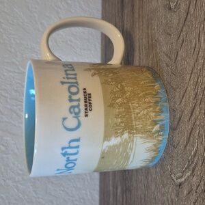 Starbucks North Carolina Scenic Mug - Blue and Tan